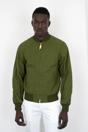 Manifattura Ceccarelli Bomber Coat Cotone Verde Chiaro