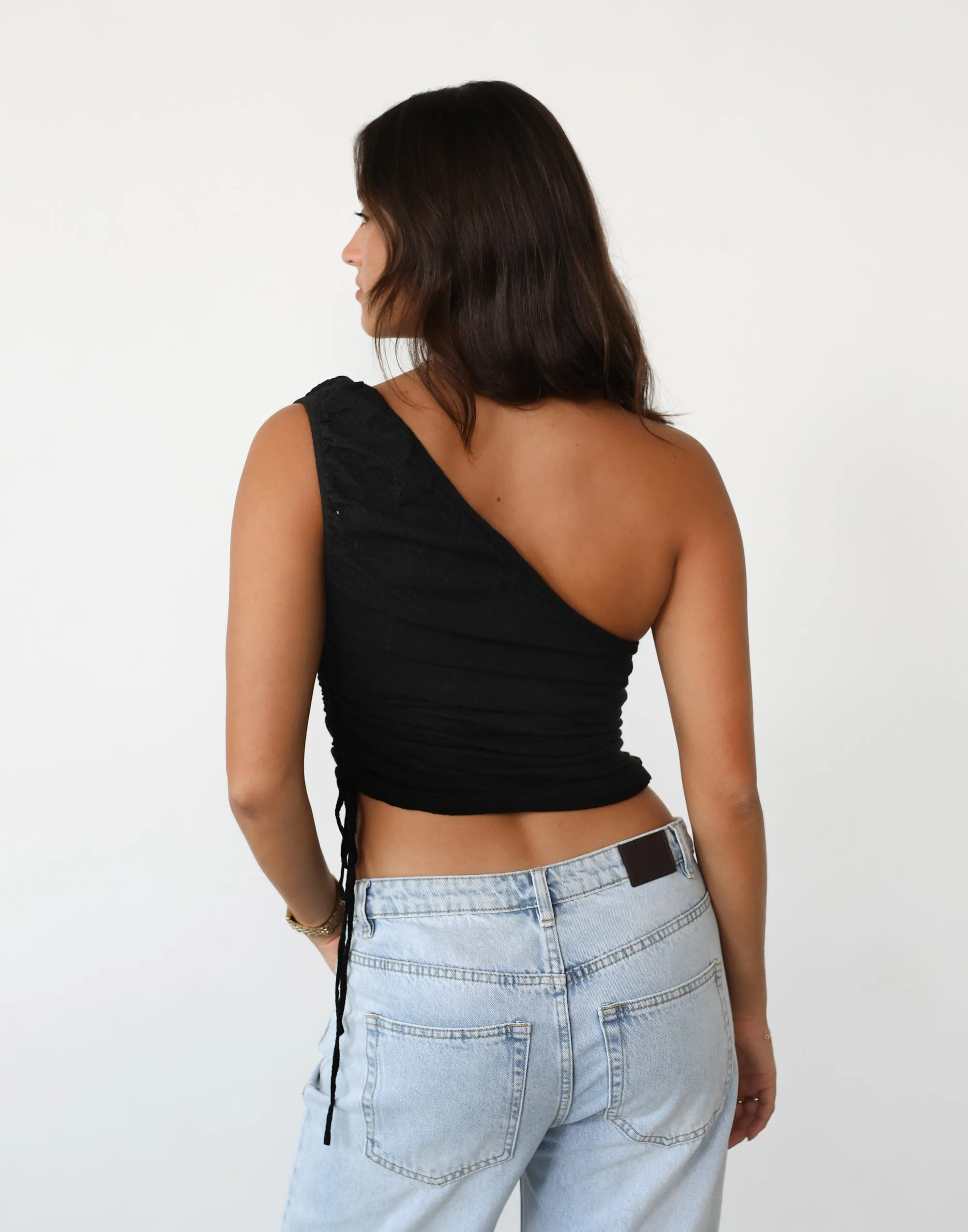 Nirvana Off Shoulder Top (Onyx) - By Lioness