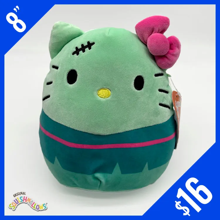 Original Squishmallows! Hello Kitty Sanrio Halloween: Frankenstein Hello Kitty 8