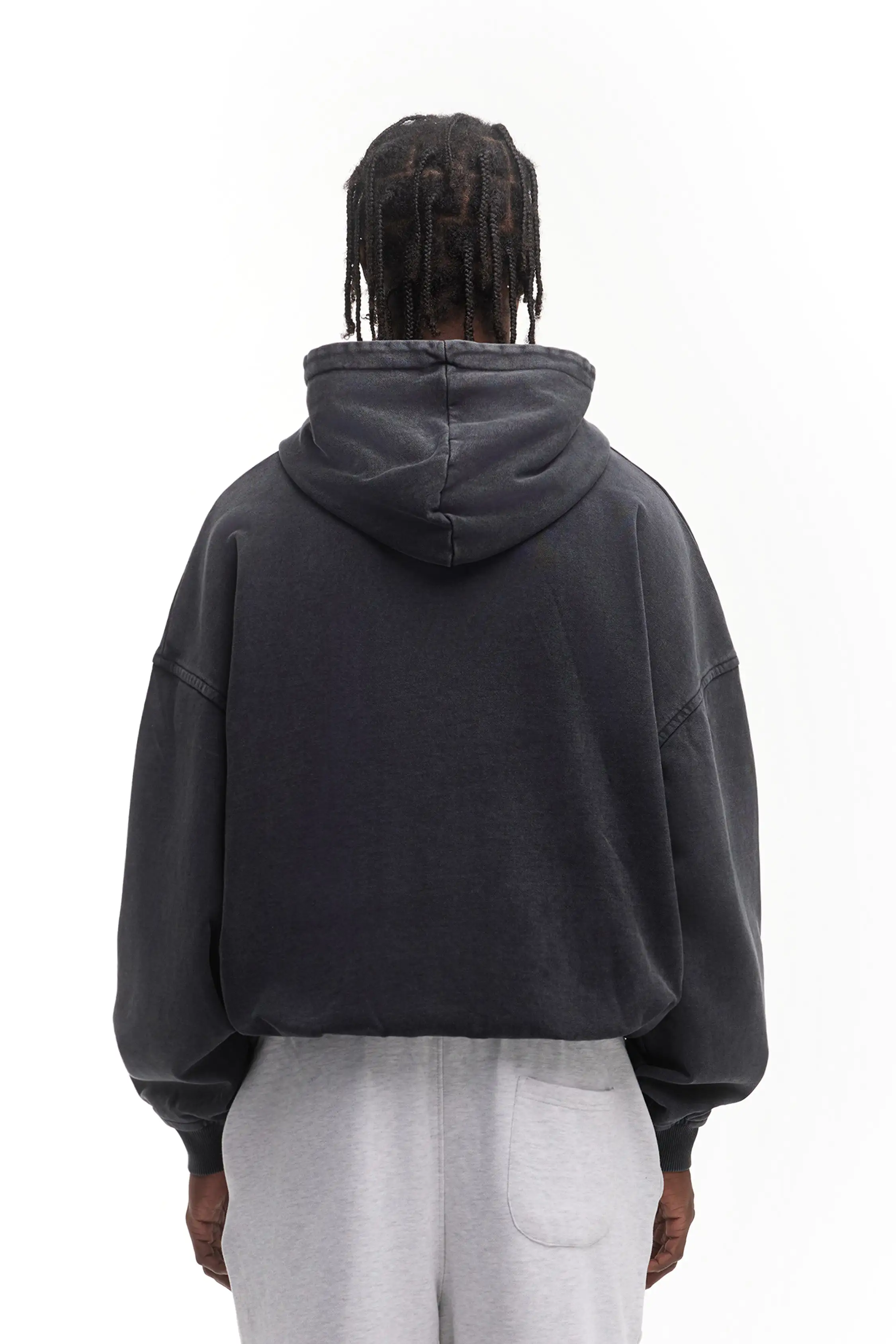 PALACE BLACK WASHED HOODIE