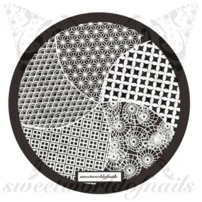 Patterns Nail Art Stamping Plate Hearts Nails