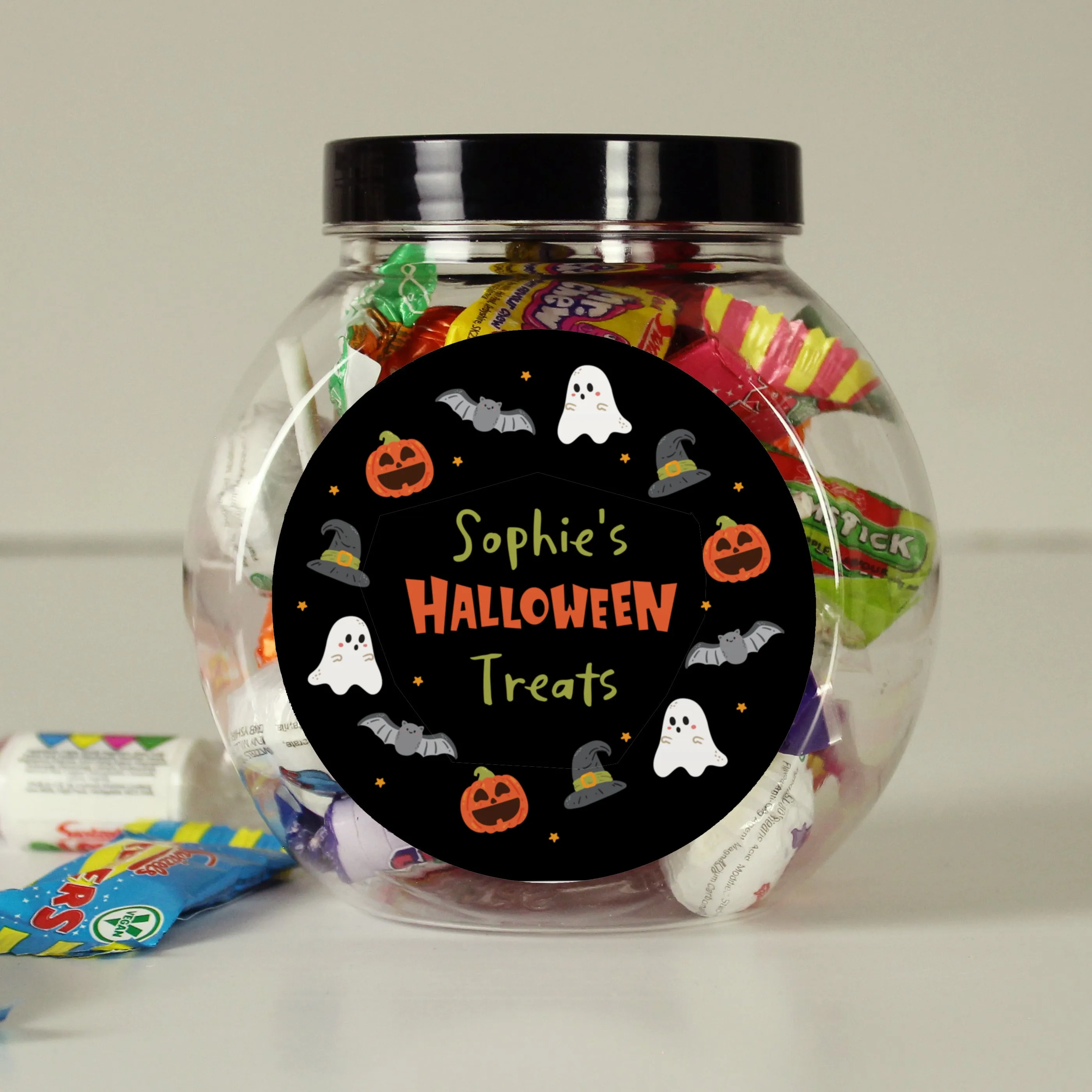 Personalised Halloween Sweets Jar