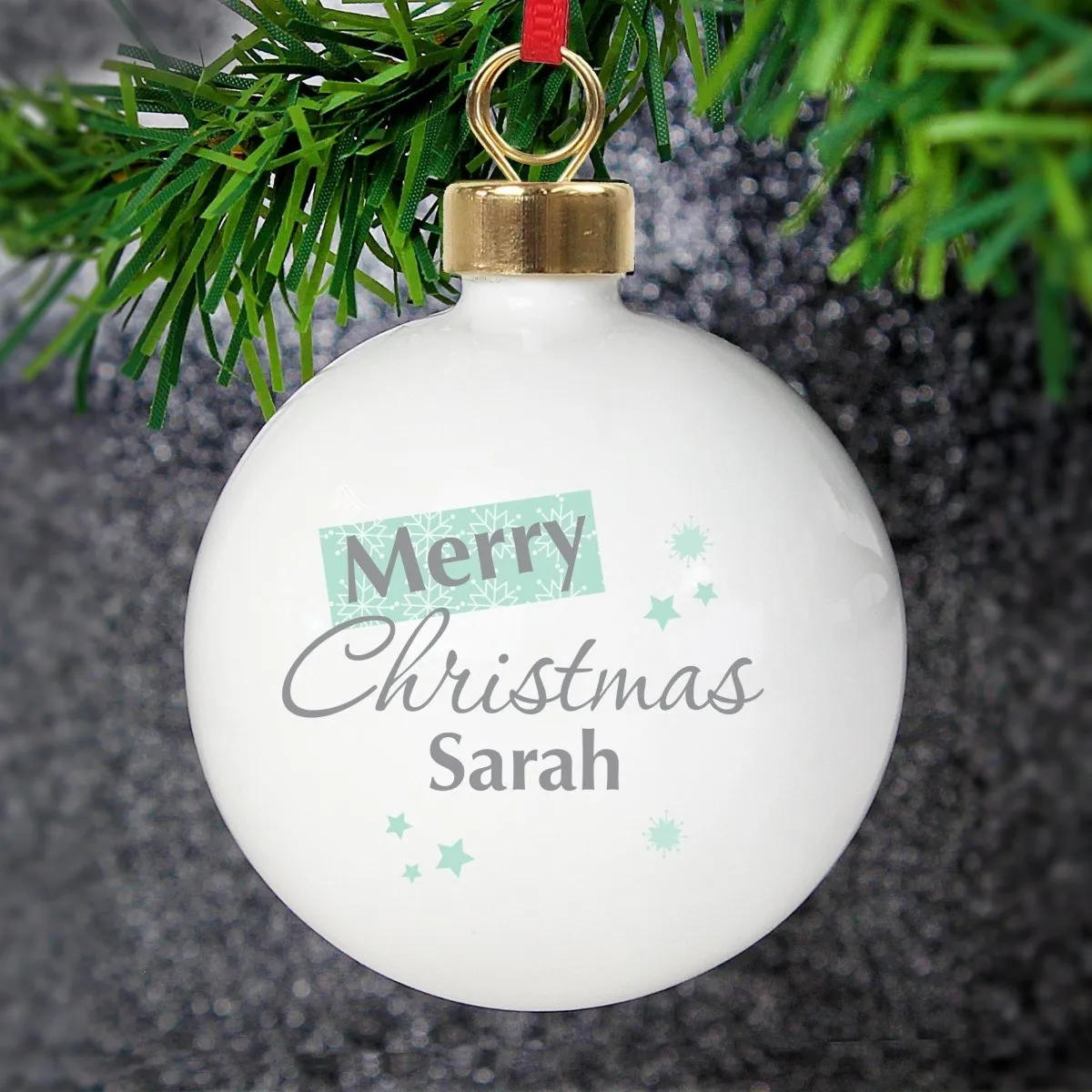 Personalised Snowflake Bauble