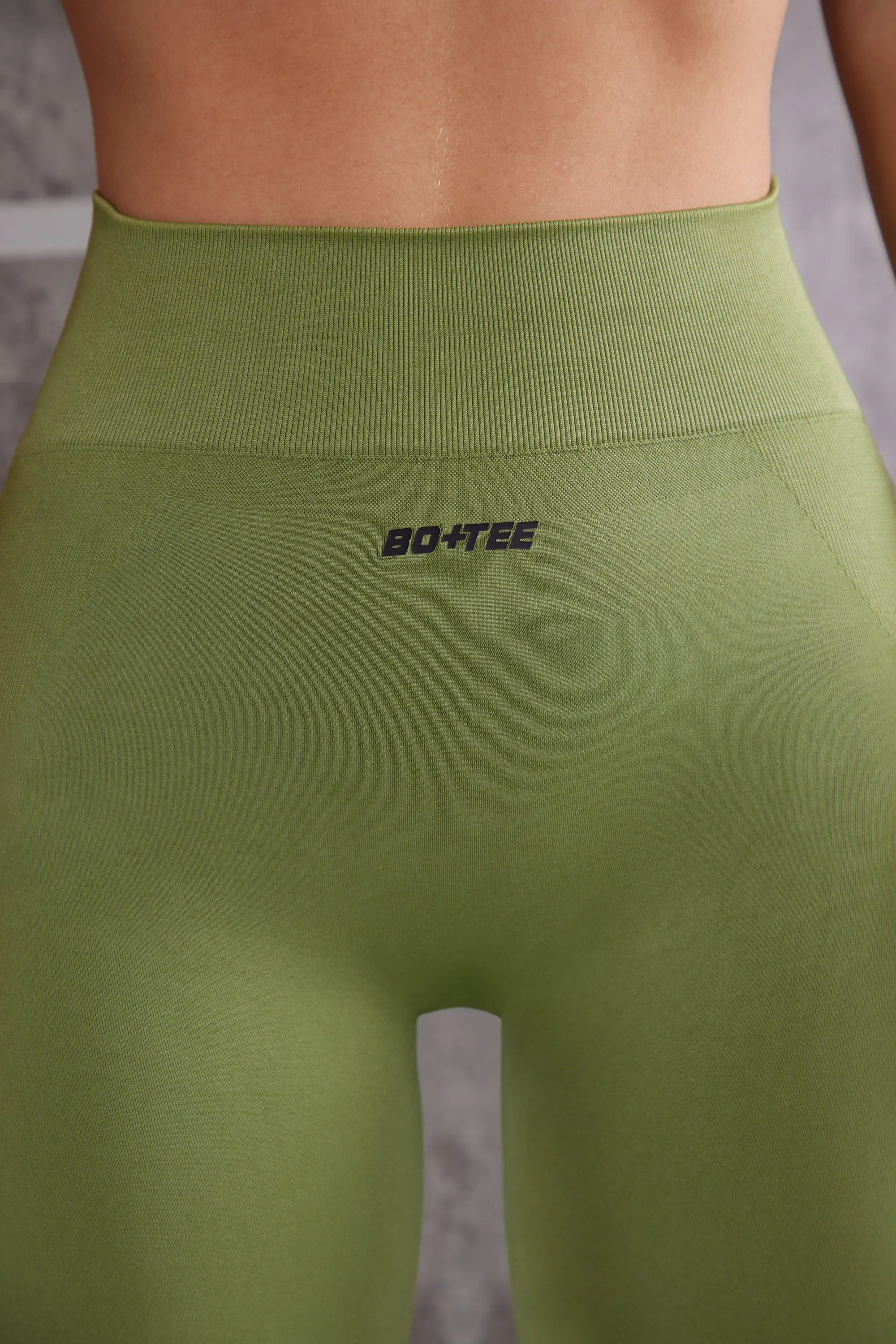 Petite High Waist Seamless Leggings in Olive