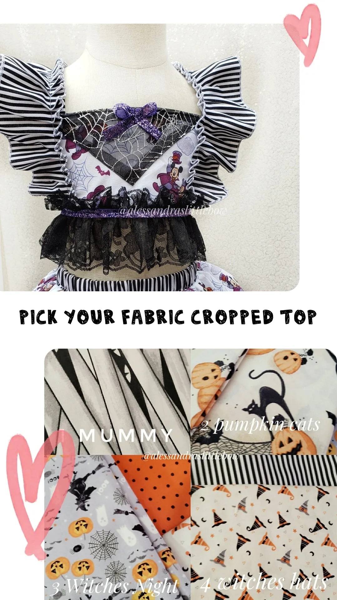 Pick your Print Cropped top