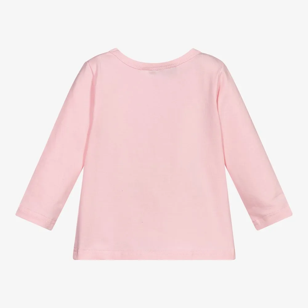 Pink Cosmic Kitten Baby Top