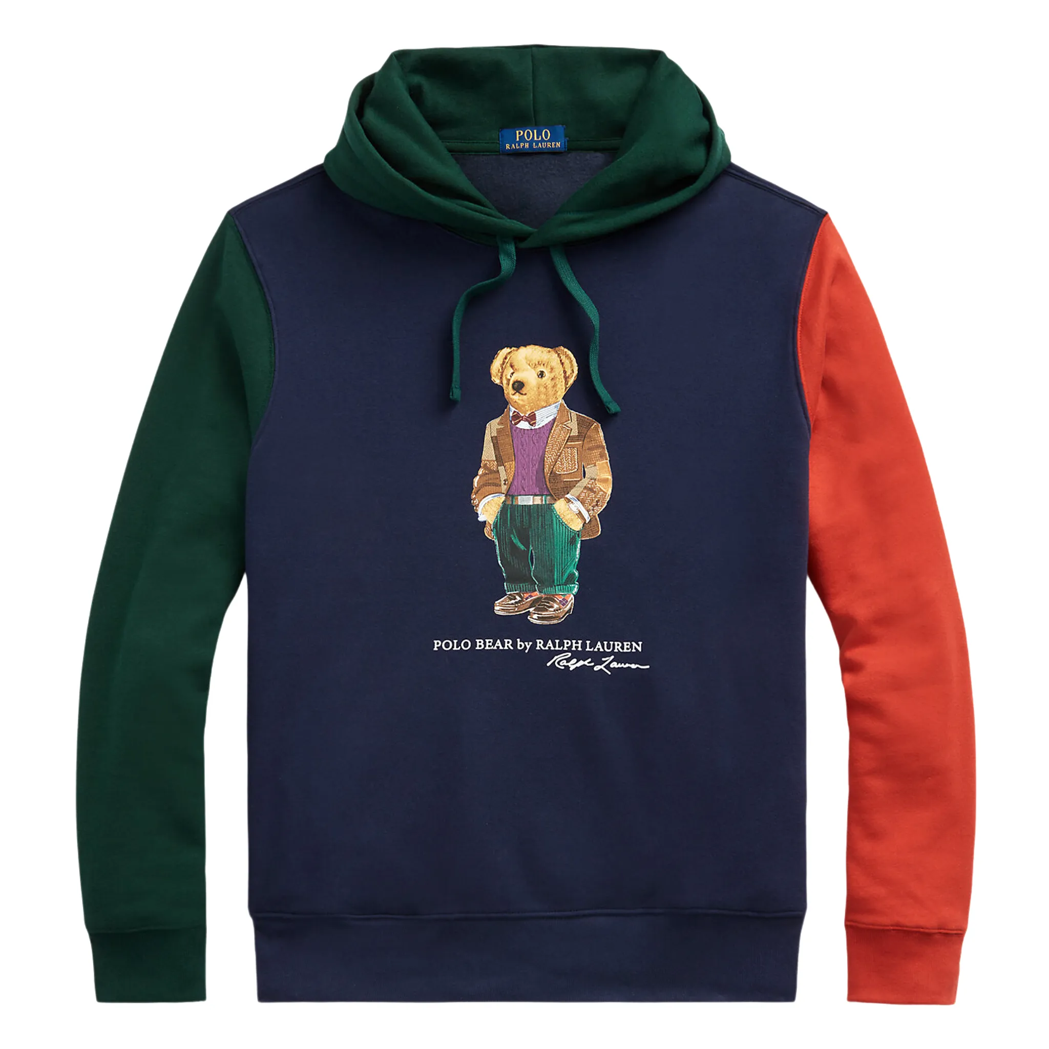 Polo Ralph Lauren Bear Color-Blocked Fleece Hoodie