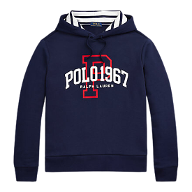 Polo Ralph Lauren Logo Fleece Hoodie (Navy)