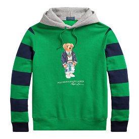 Polo Ralph Lauren Polo Bear Fleece Hoodie (Cruise Green/Multi)