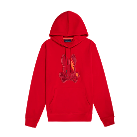 Psycho Bunny Apple Valley Embroidered Hoodie (Red)