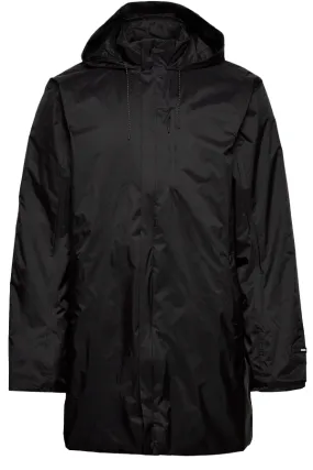 Rains 1548 Padded Nylon Coat Jacket Black