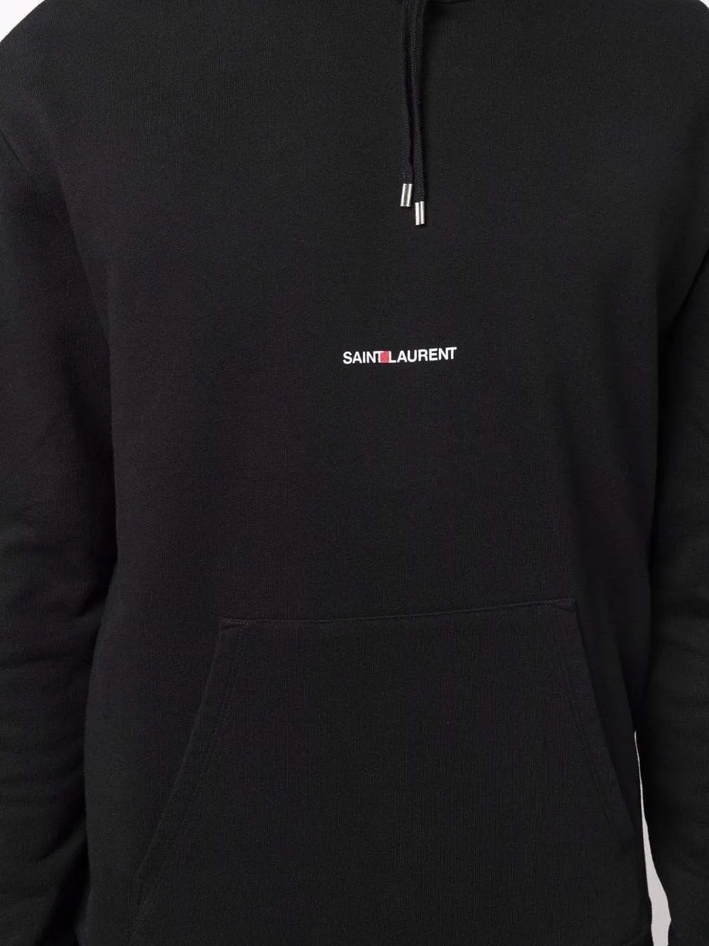 Saint Laurent logo-print hoodie