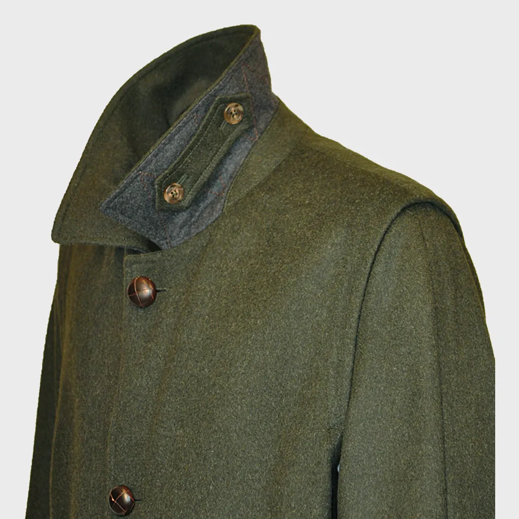 Schneiders Men's Loden Coat Hubertus Oliv Green