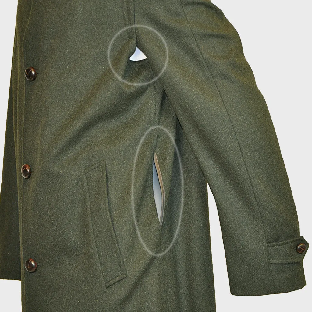 Schneiders Men's Loden Coat Hubertus Oliv Green