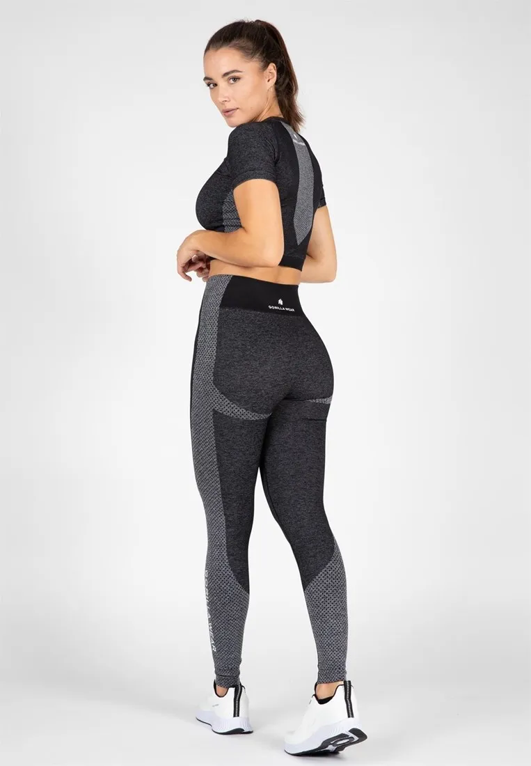 Selah Seamless Leggings - Black - XS/S Gorilla Wear