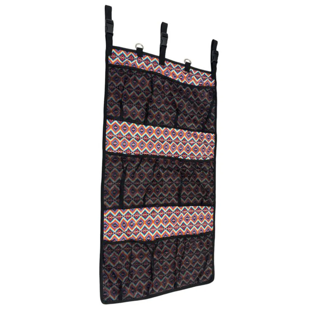 Showman Bright Pink Aztec Hanging Trailer Organizer