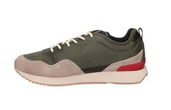 SNEAKERS NORTH SAILS UOMO HORIZON JET MILITARY GREEN-WARM GRAY-RED 015