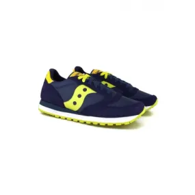 SNEAKERS UOMO JAZZ ORIGINAL IN PELLE E TESSUTO, BLU