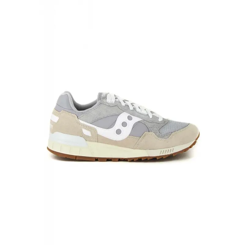 SNEAKERS UOMO SHADOW 5000 IN PELLE E TESSUTO, GRIGIO