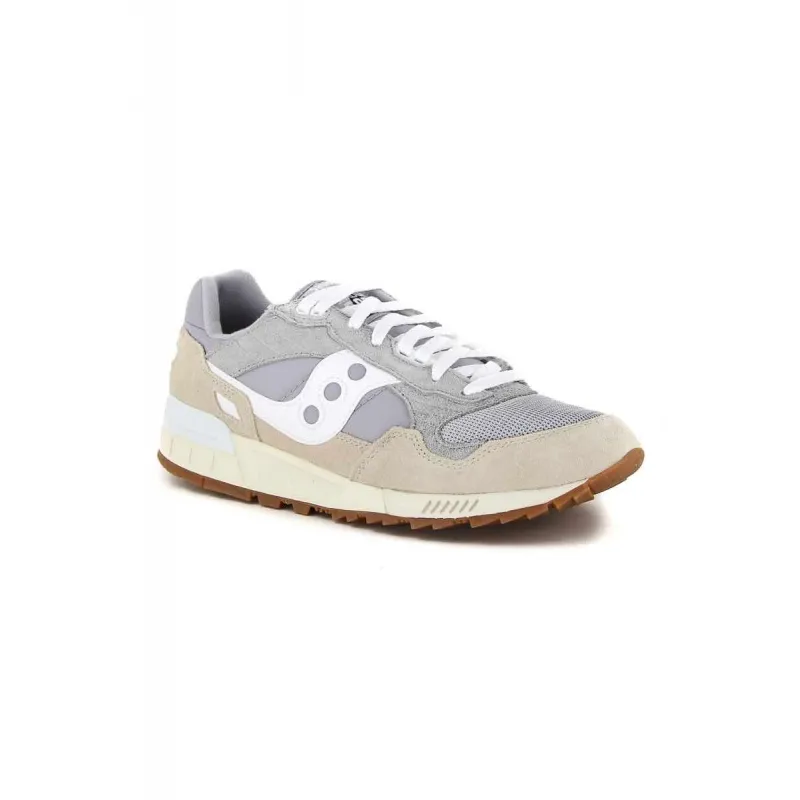 SNEAKERS UOMO SHADOW 5000 IN PELLE E TESSUTO, GRIGIO