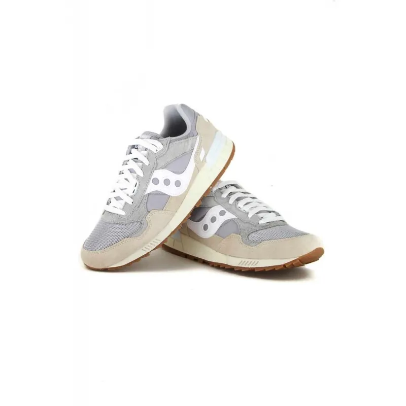 SNEAKERS UOMO SHADOW 5000 IN PELLE E TESSUTO, GRIGIO