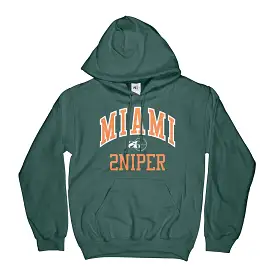 Sniper Gang Canes Hoodie (Hurricane Green)