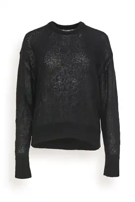 Softest Tissue Weight Sweater in Black