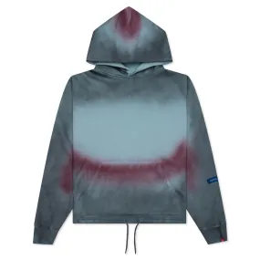 Spray Dyed Hoodie - Blue/Rose