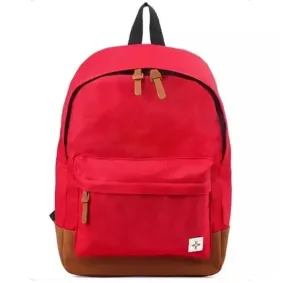 Sun + Stone Men's Riley Colorblocked Backpack Red Size Regular