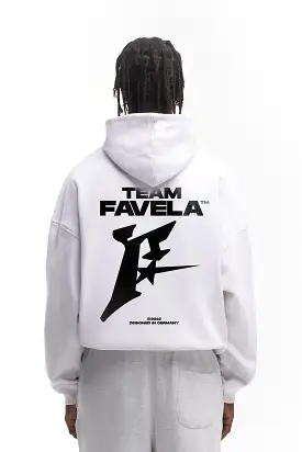 TEAM FAVELA WHITE HOODIE