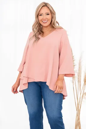 Treasured Moments Top, Mauve