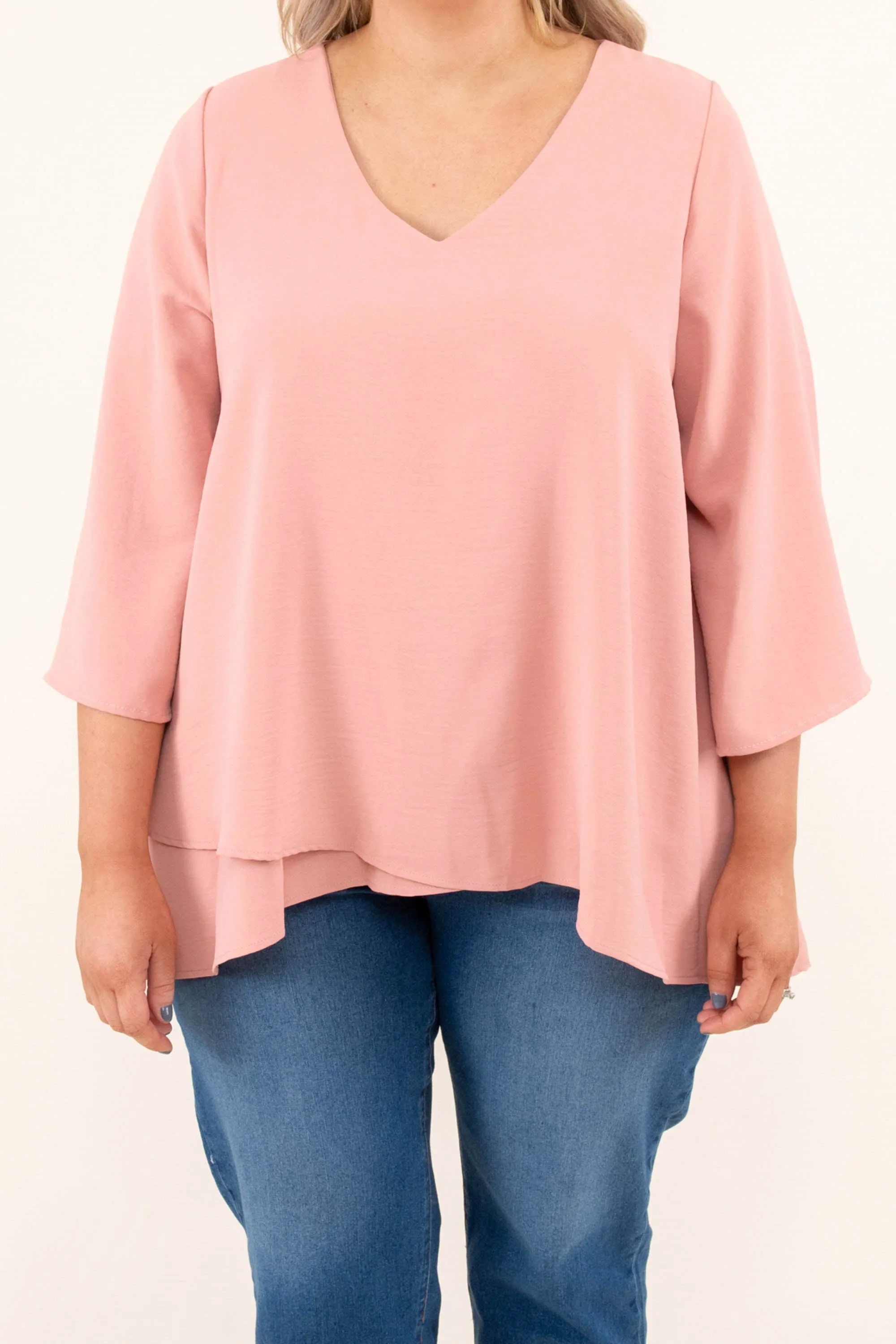 Treasured Moments Top, Mauve