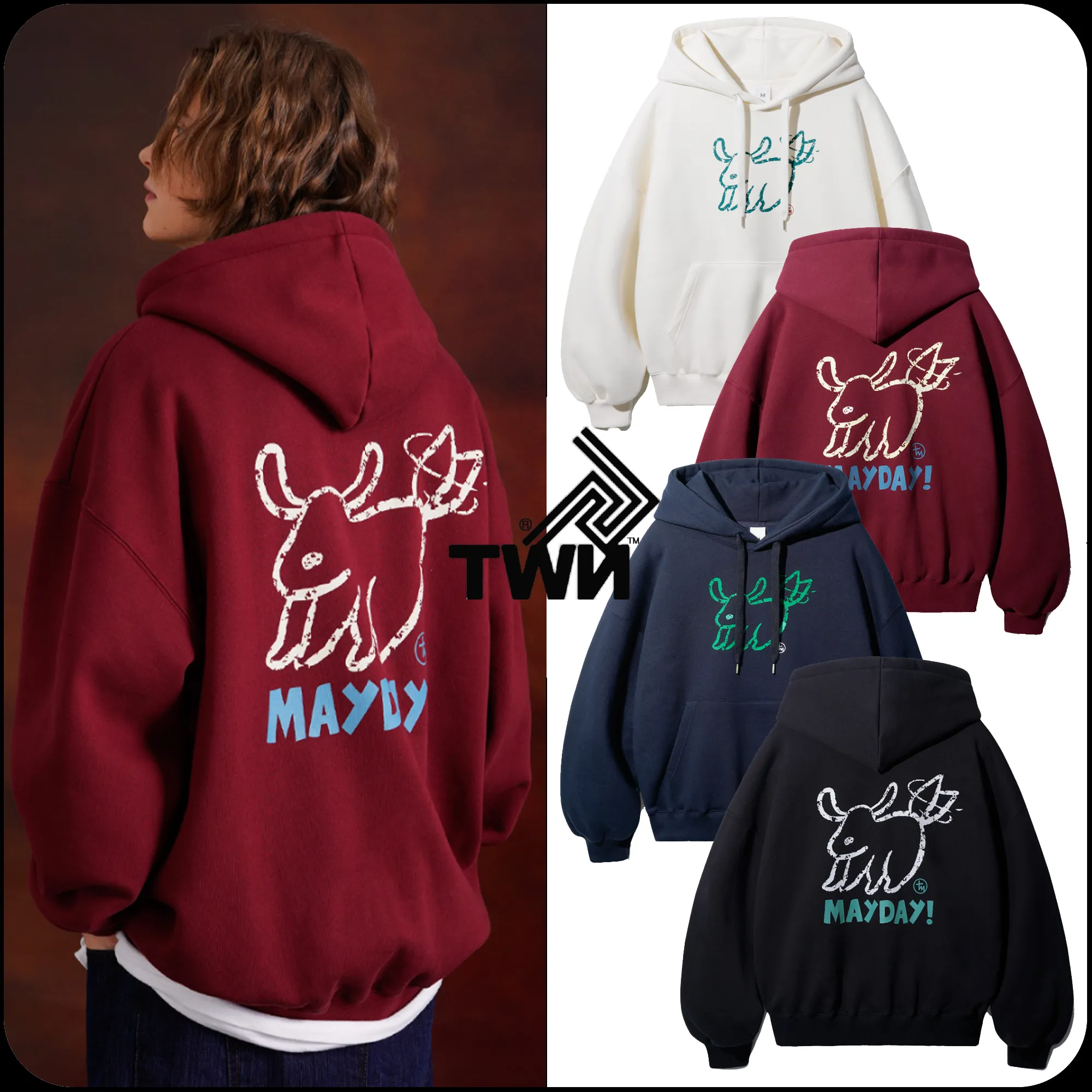 TWN  |[TWN]★FLYDOG HOODIE