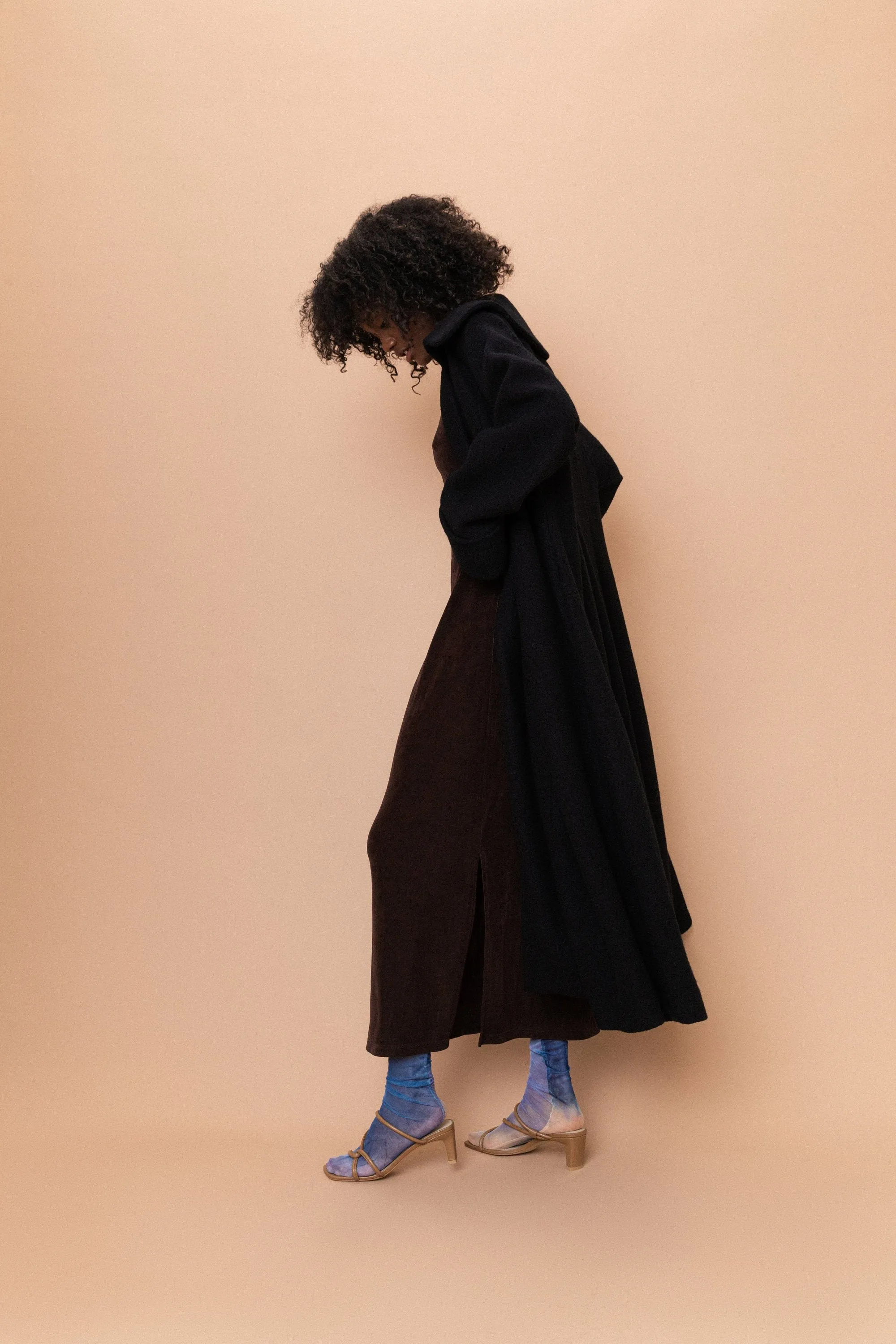 Ute Winkel Black Blanket Coat (M/L)