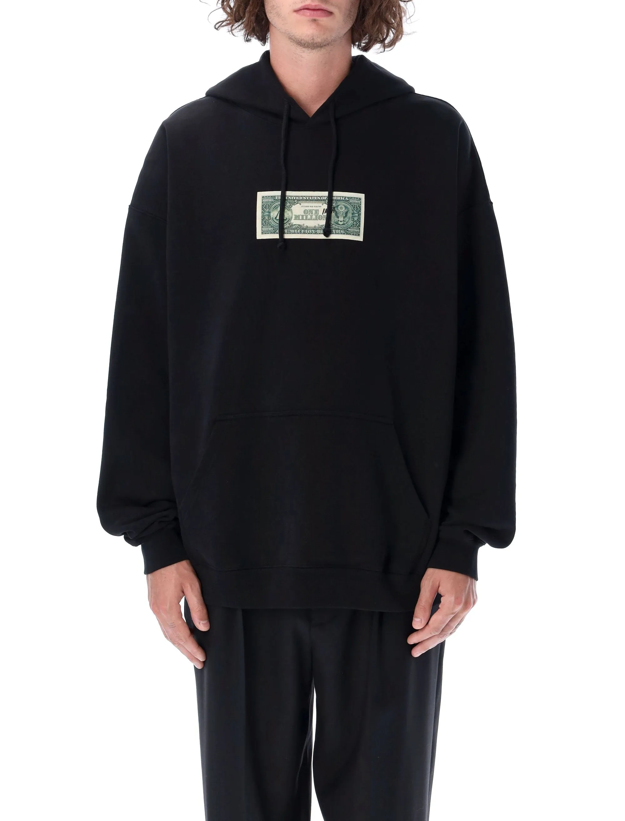 Vetements Graphic Printed Drawstring Hoodie