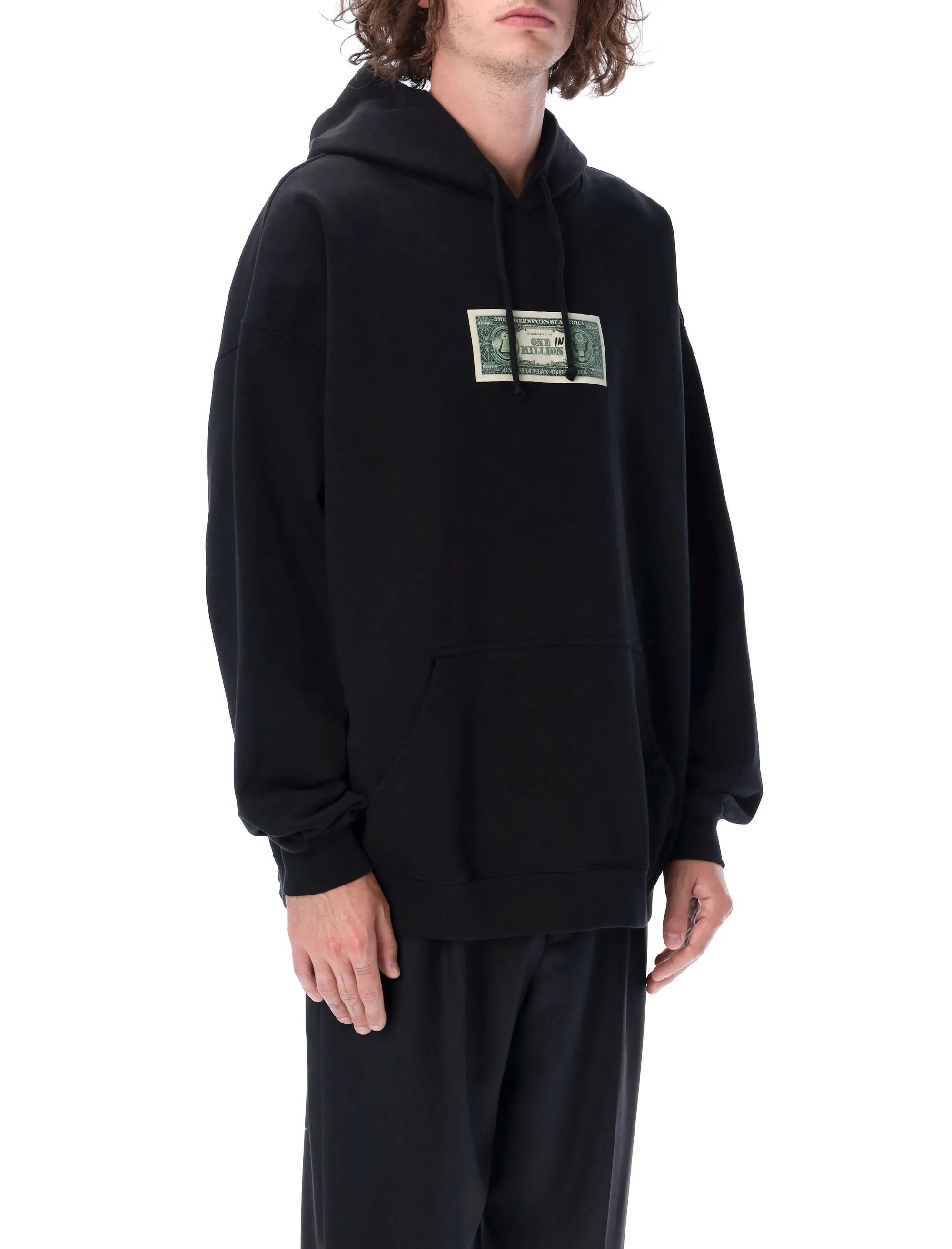 Vetements Graphic Printed Drawstring Hoodie