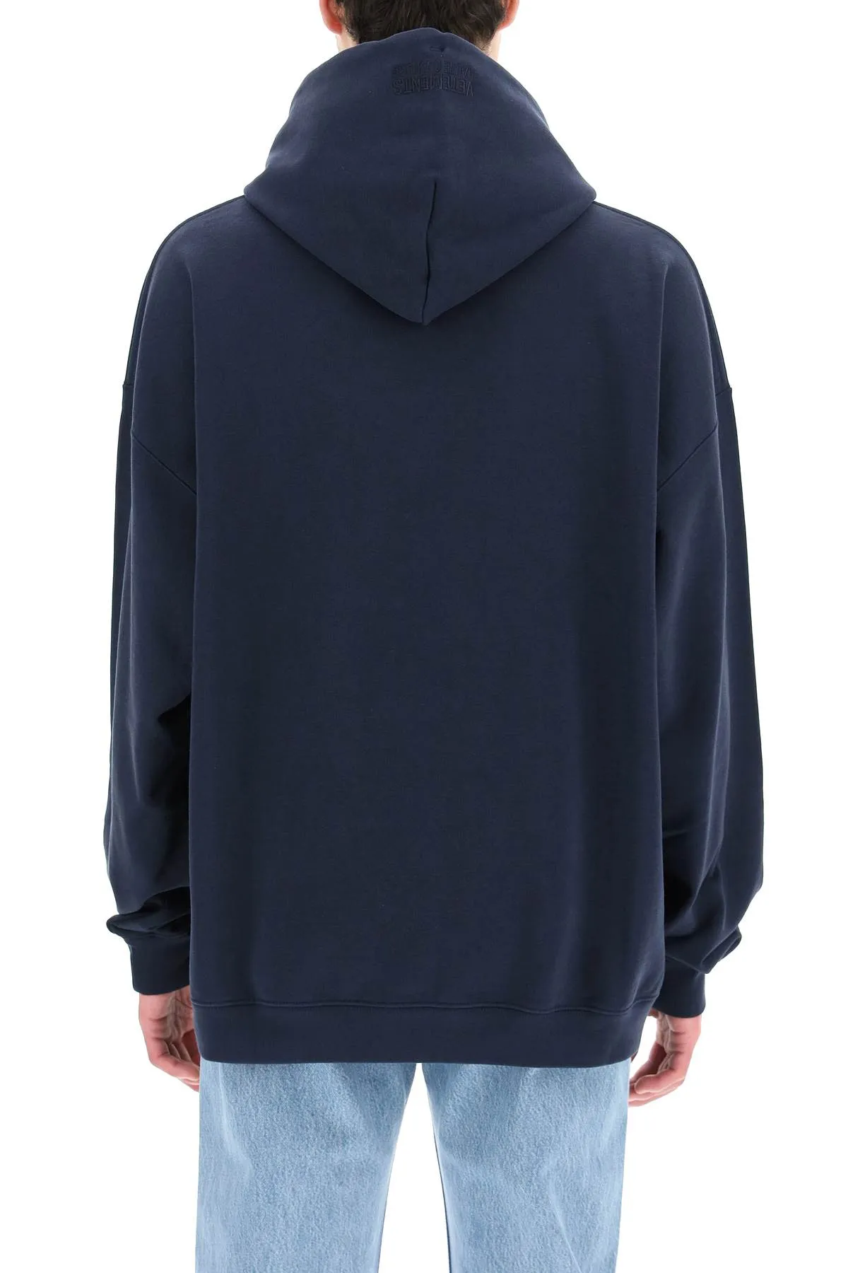 Vetements Logo Embellished Drawstring Hoodie