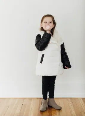 Vierra Rose Abigail Puffer Coat in Daisy