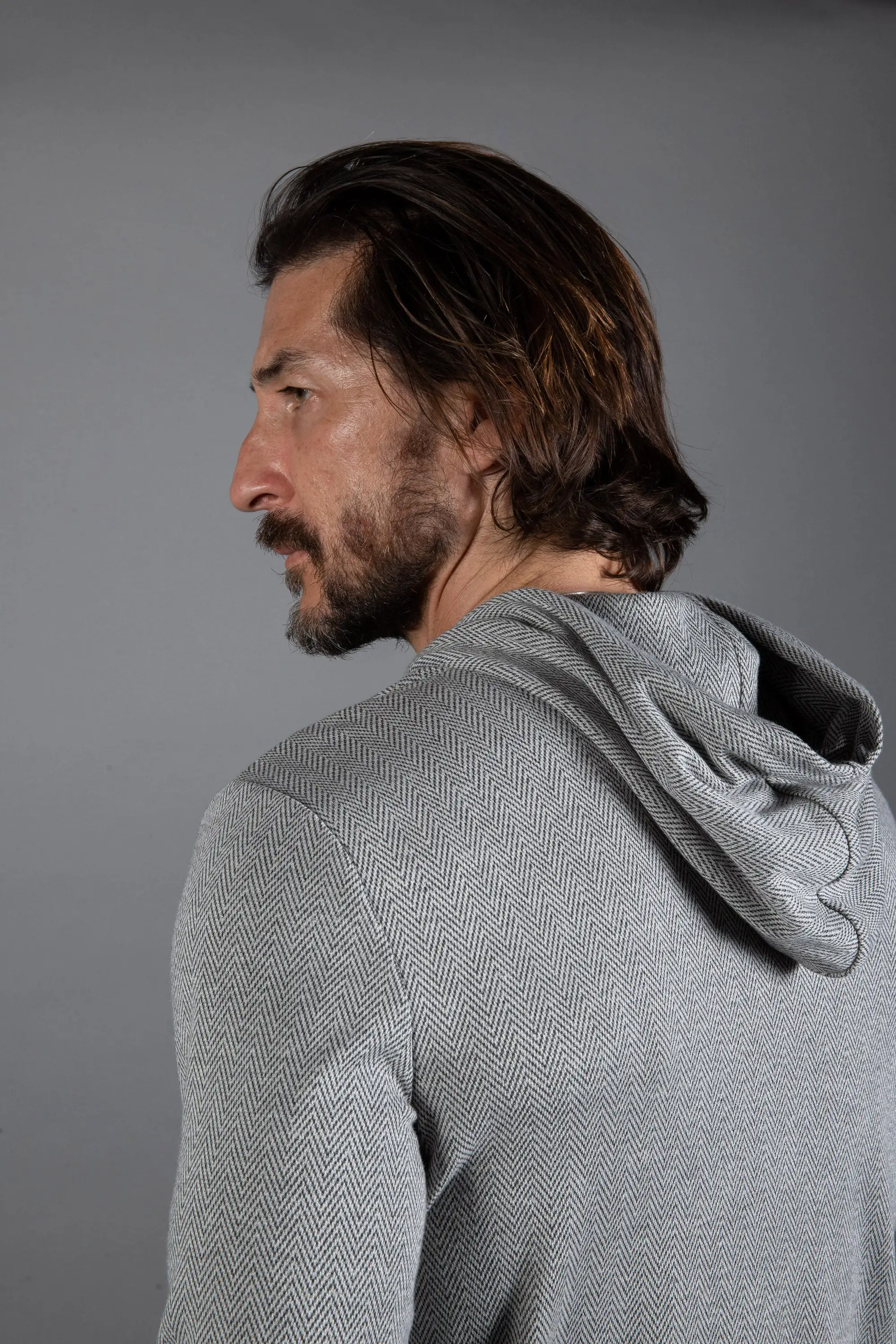 Westin Herringbone Kangaroo Hoodie