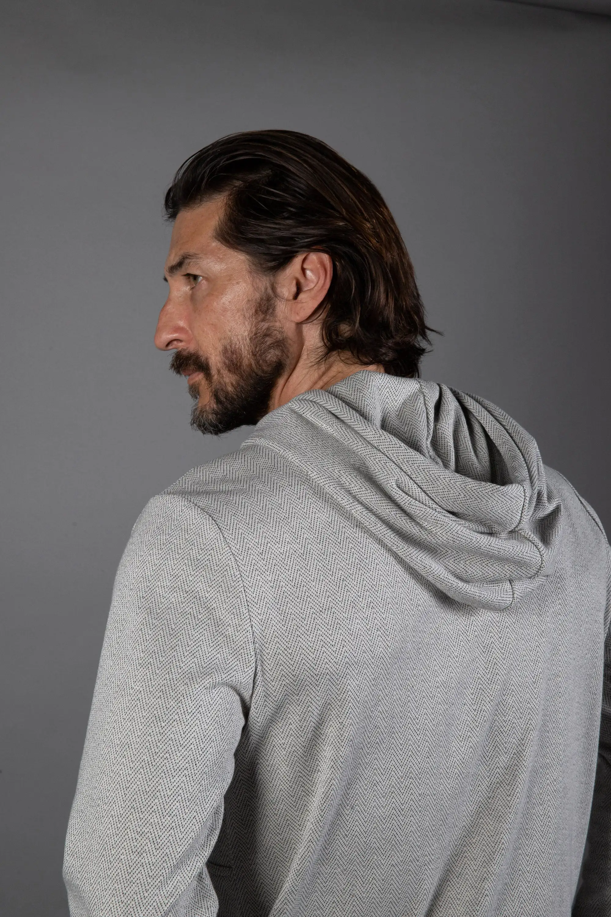 Westin Herringbone Kangaroo Hoodie