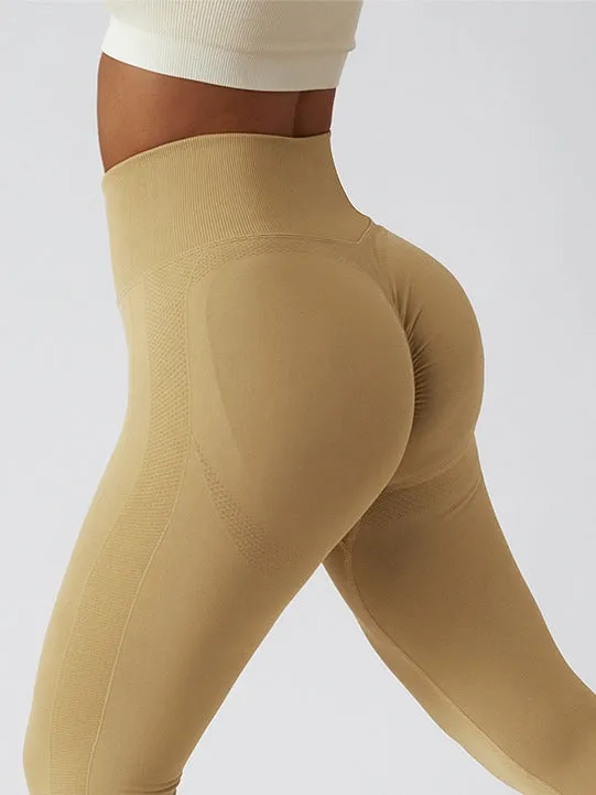 ZASUWA Female Scrunch Bum Seamless Leggings