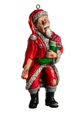 Zombie Santa Ornament